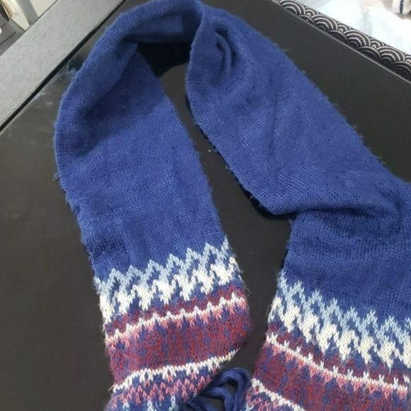 MERVYNS Vintage‎ acrylic Argyle Striped Scarf - Picture 6 of 9